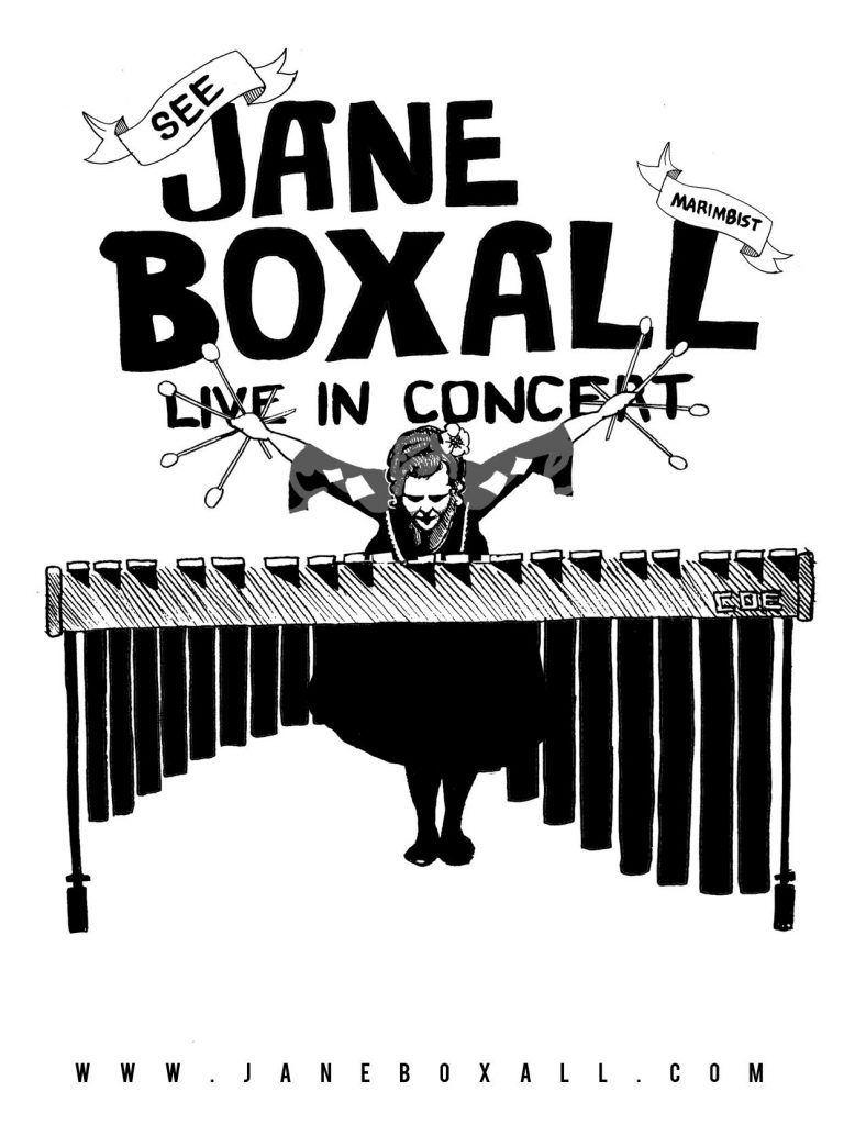 Jane Boxall "Live in Concert" poster